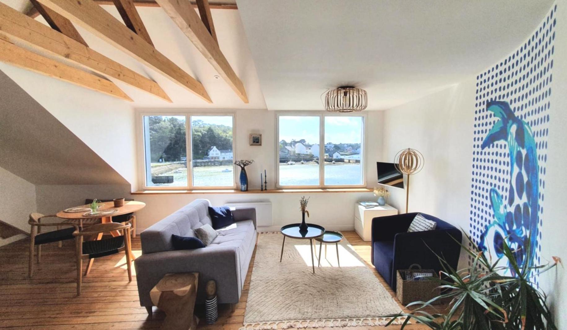 Anatoline Audierne Appart'Hotel Vue Mer - Sea & Harbor Stay Exterior foto