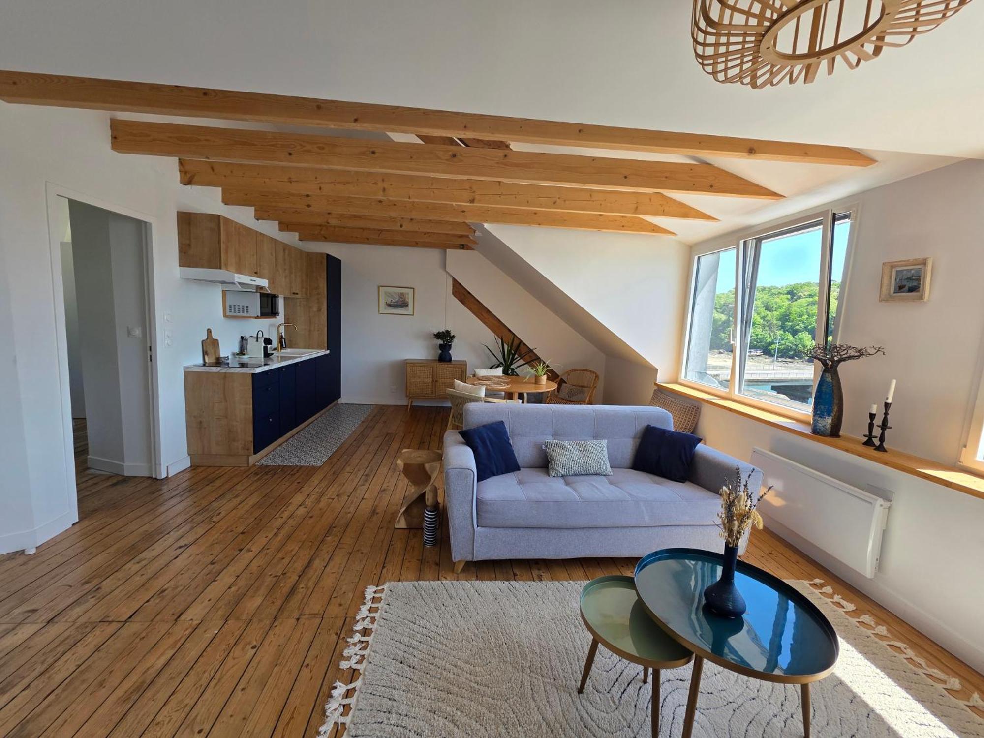 Anatoline Audierne Appart'Hotel Vue Mer - Sea & Harbor Stay Exterior foto